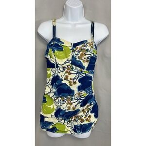 VTG. 1950s Playsuit Swimsuit Romper - Perfection Fit by Roxanne Sz 36 Cup B Y2K